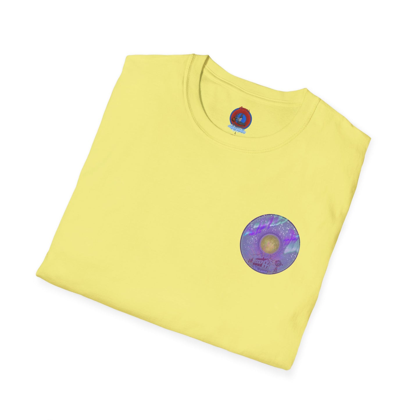 Classic Donut Tee - Unisex Soft-Style - "Welcome, this is your Donut" - series 1.0  - purple donut