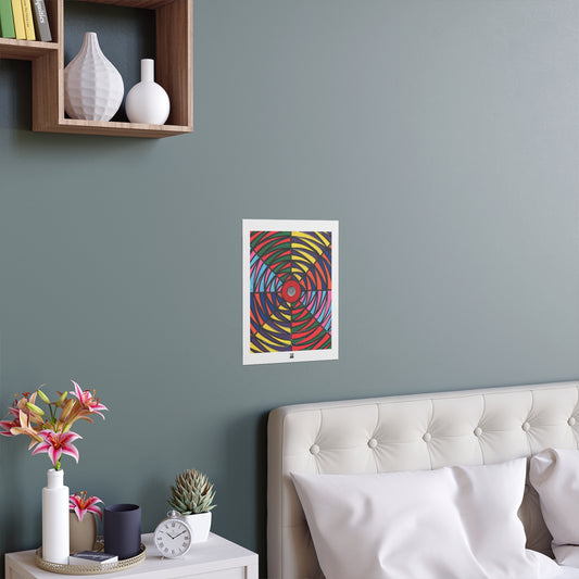 Matters Artwork - "Donut Centric" - Poster Nut Print - 11" x 14"