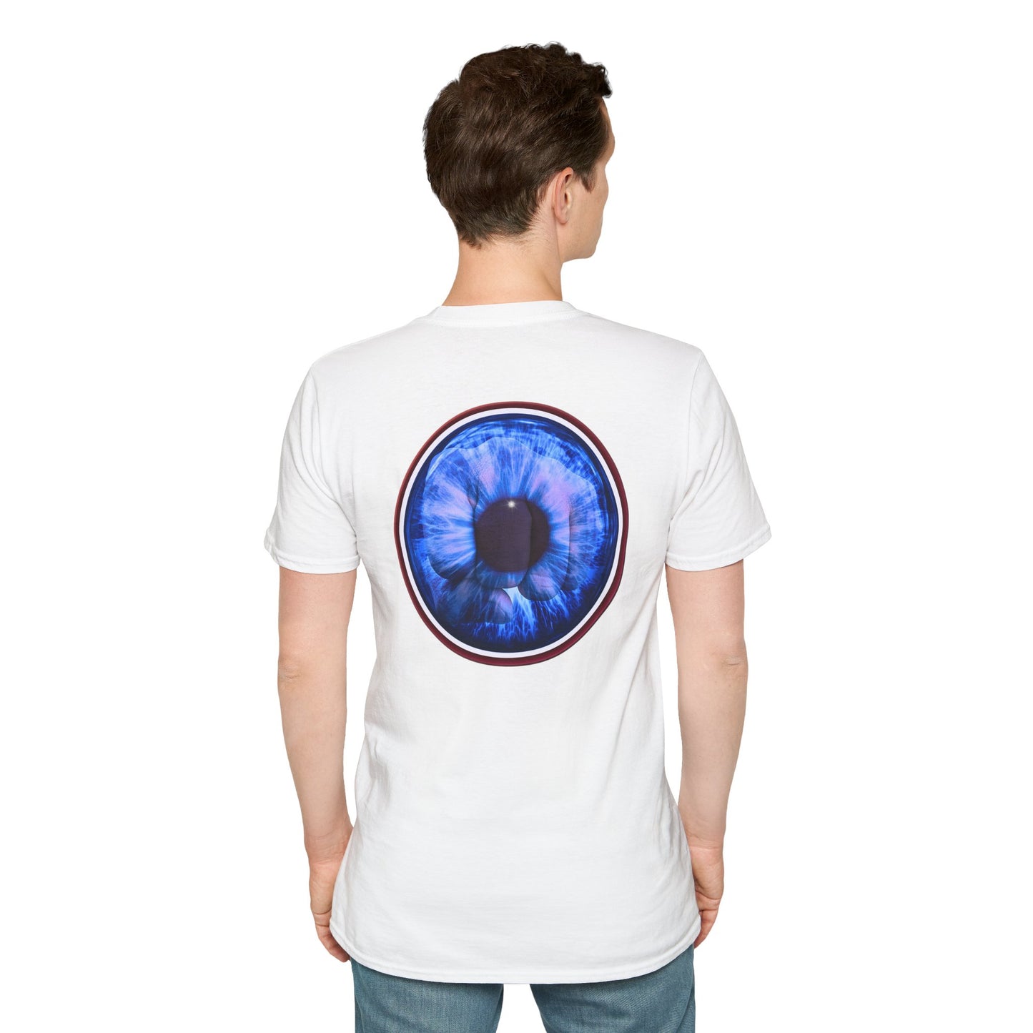 Classic Donut Tee - Unisex Soft-Style - "Wilson's Eyesore Donut Tee" - blue idonut - variant 1
