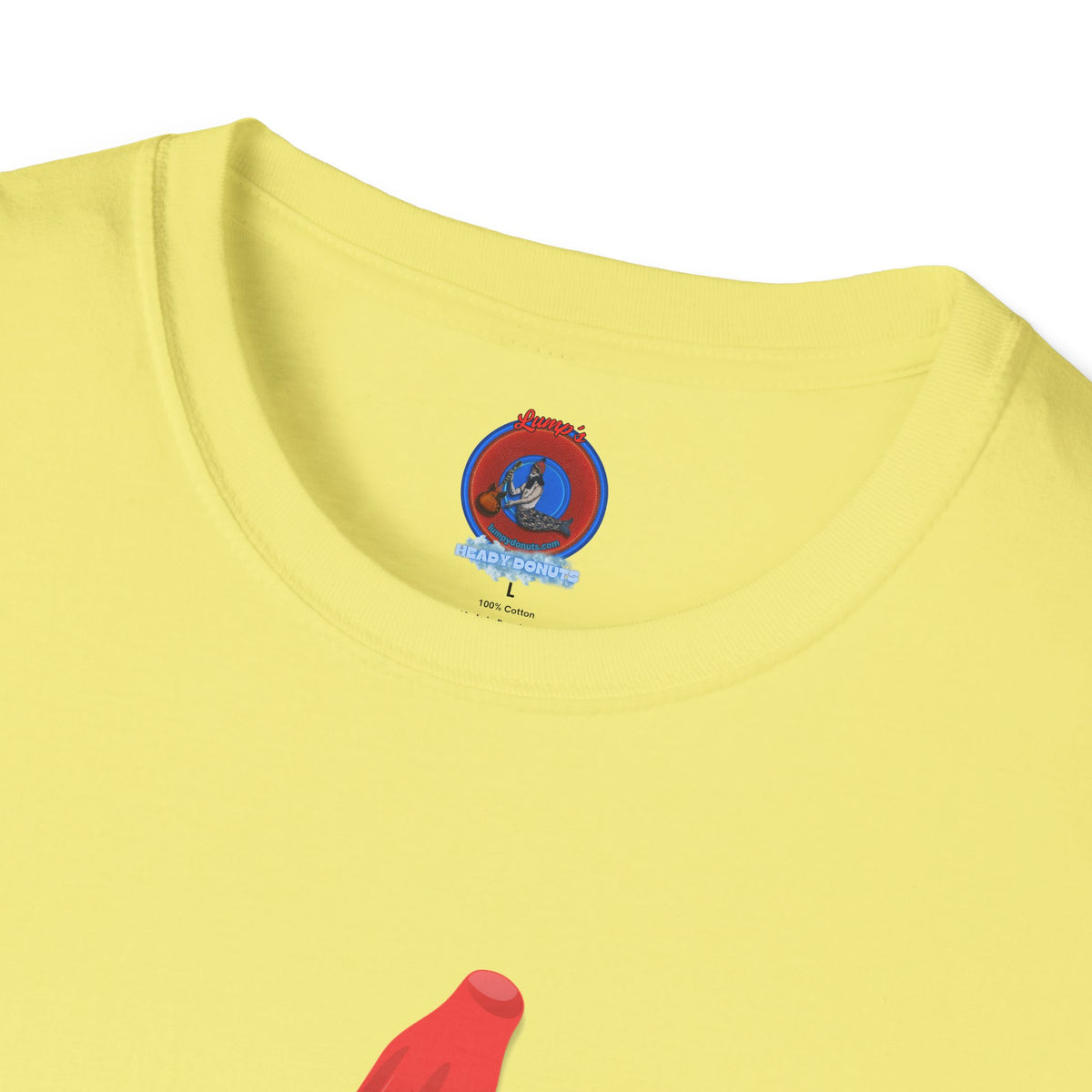 Classic Donut Tee - Unisex Soft-Style - "Blow this Popsicle Stand" - red/blue/cream - bomb pop