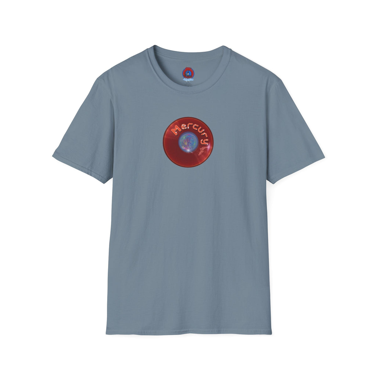 Classic Donut Tee - Unisex Soft-Style - "Donuts of the Gods" - series 1.0 - variant 3 - red donut