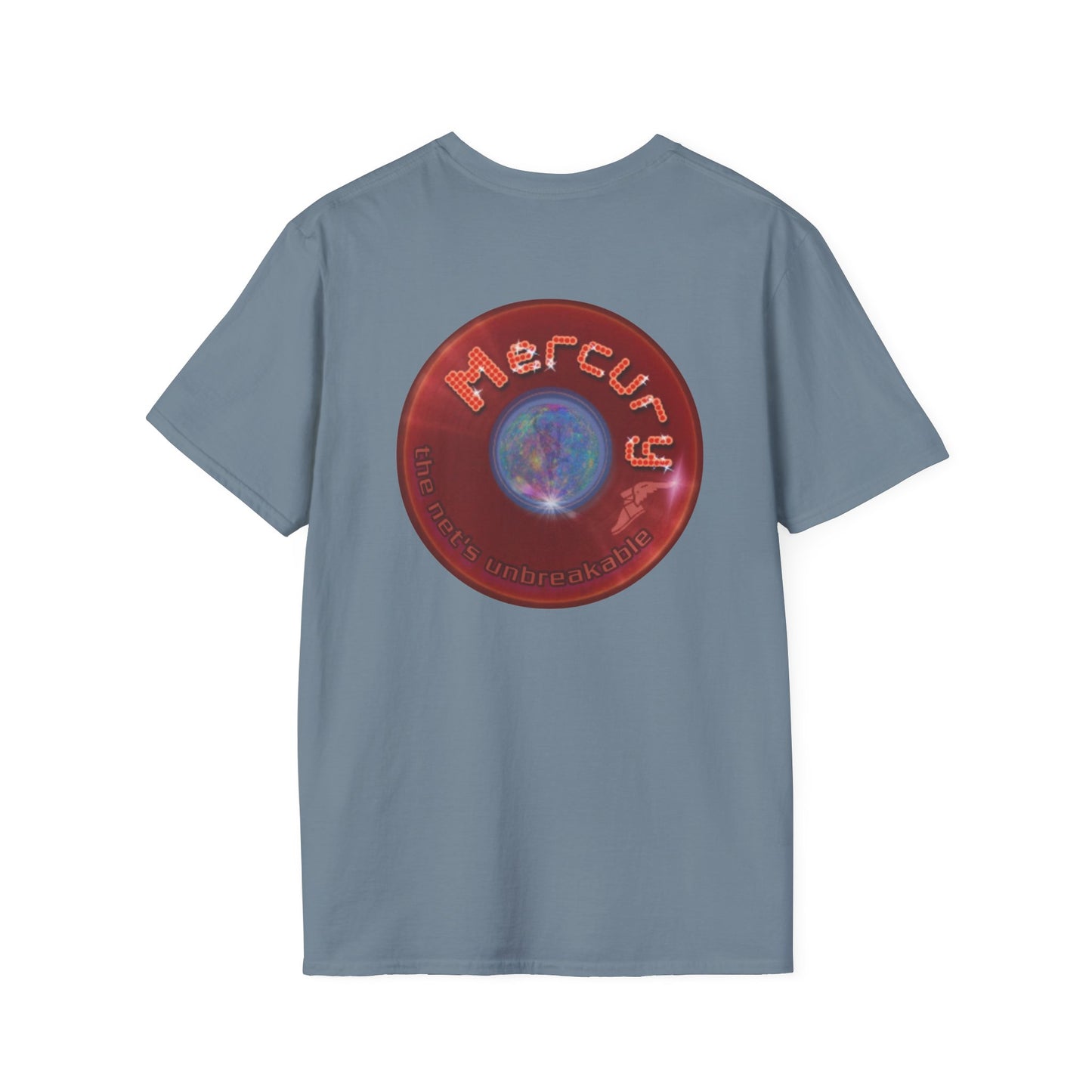 Classic Donut Tee - Unisex Soft-Style - "Donuts of the Gods" - series 1.0 - variant 2 - red donut
