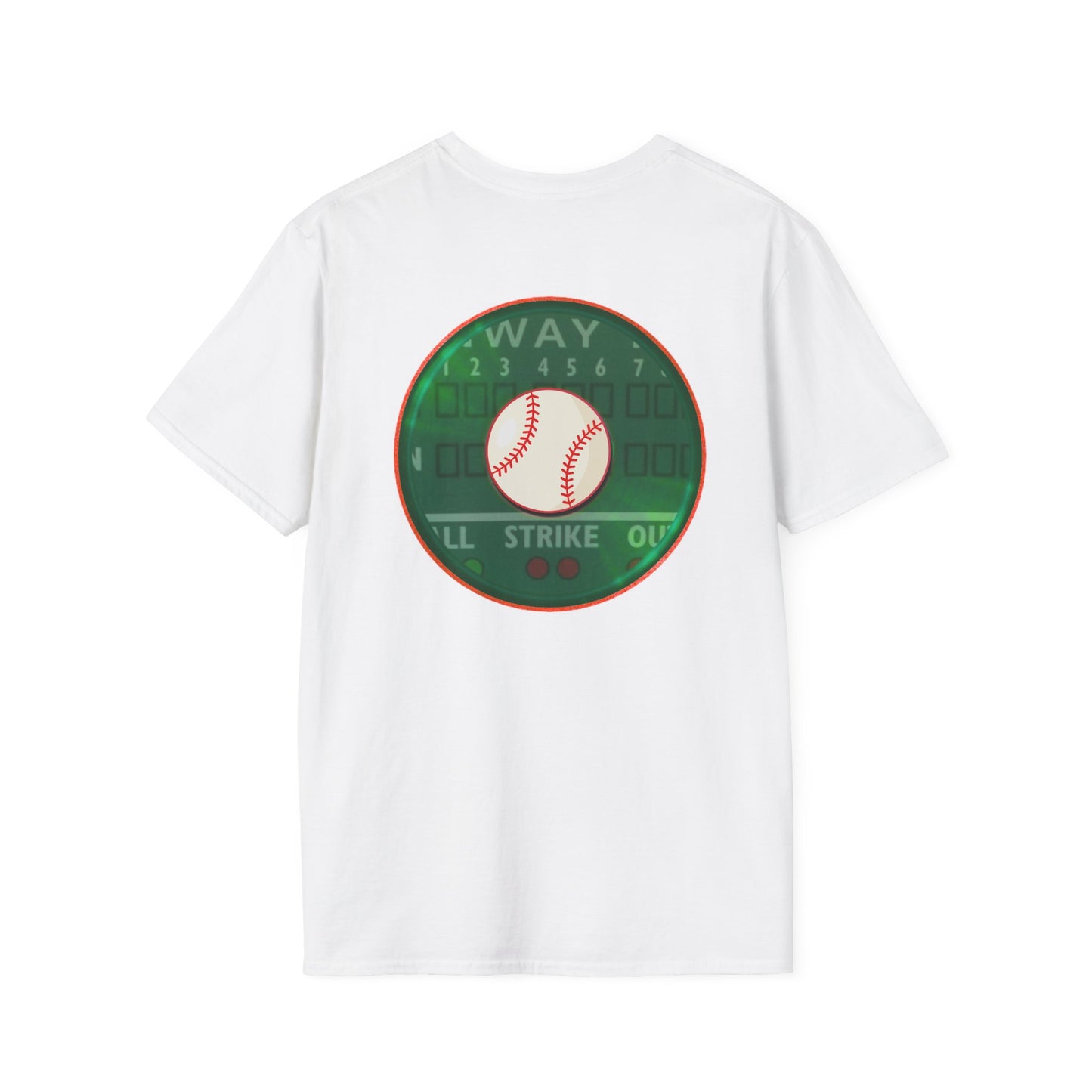 Classic Donut Tee - Unisex Soft-Style - "Phenway Ballpark Donuts" - vivid monsta donut - variant 2