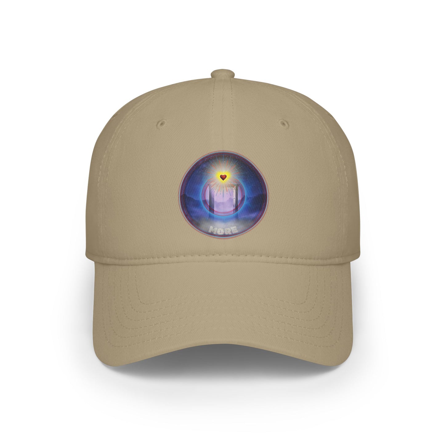Lumpy Donut Baseball Cap - "The More Charitable Donut Cap" - blue pic donut w/ - [*charitable donut]