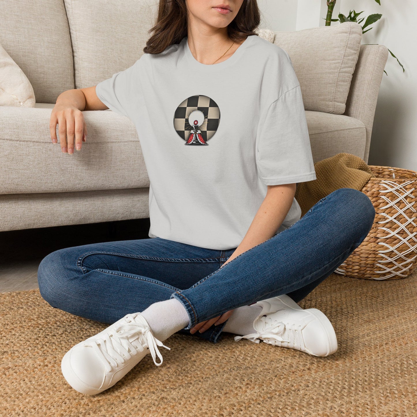Classic Donut Tee - Unisex Soft-Style - "Bobby Phisher King's Donut no. 95" - chess donut