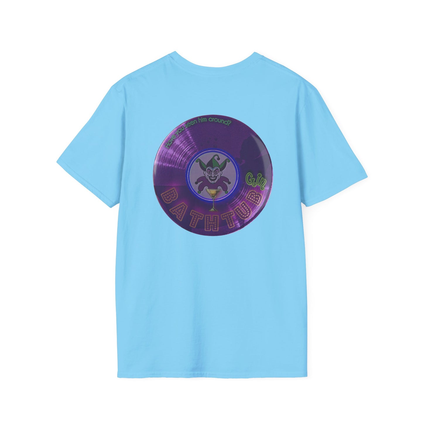 Classic Donut Tee - Unisex Soft-Style - "The Joker's Personal Tees - Troubadour Edition" - series 1.0 - variant 1 - purple donut