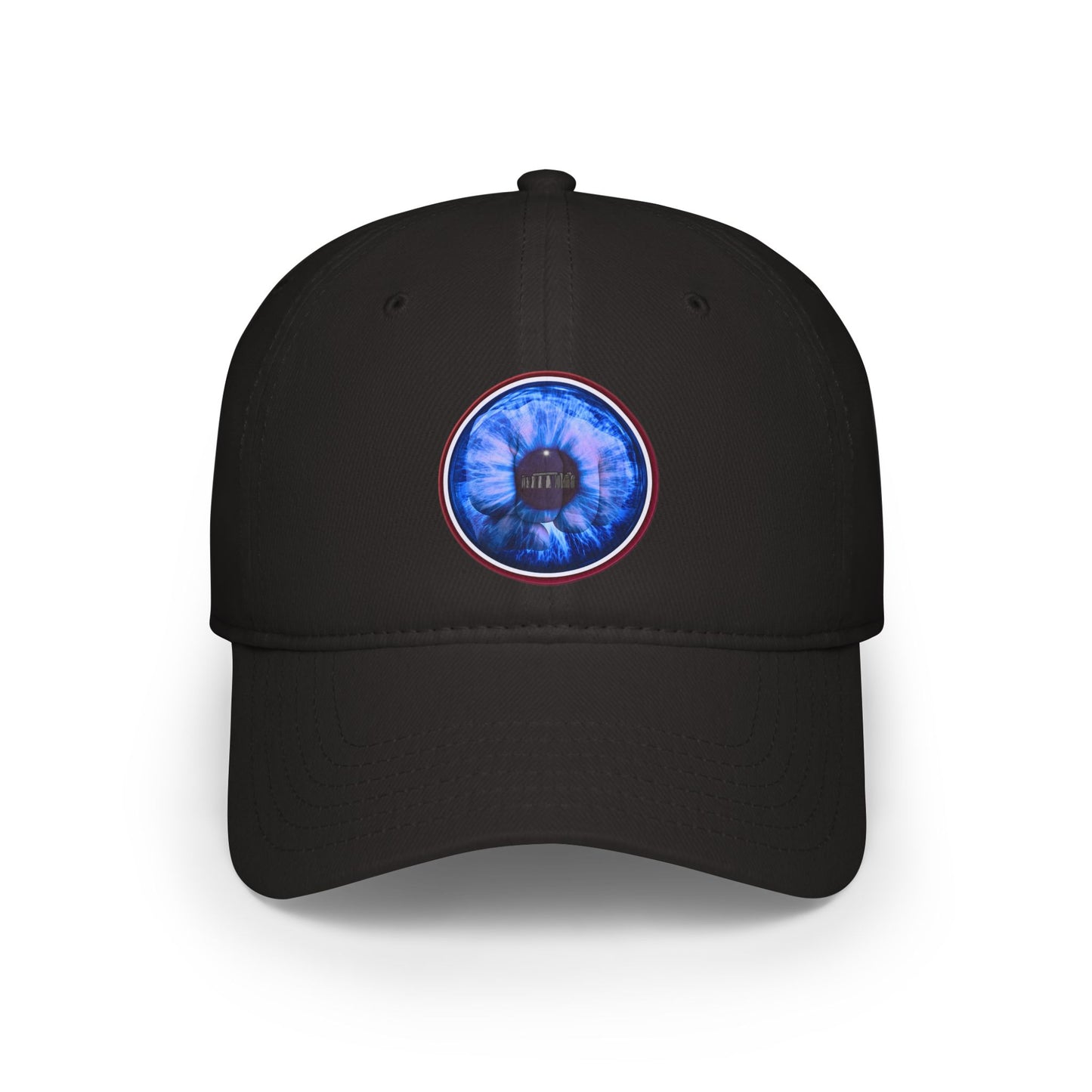 Lumpy Donut Baseball Cap - "Wilson's Eye Sore Donut Cap" - variant 3 - blue idonut w/