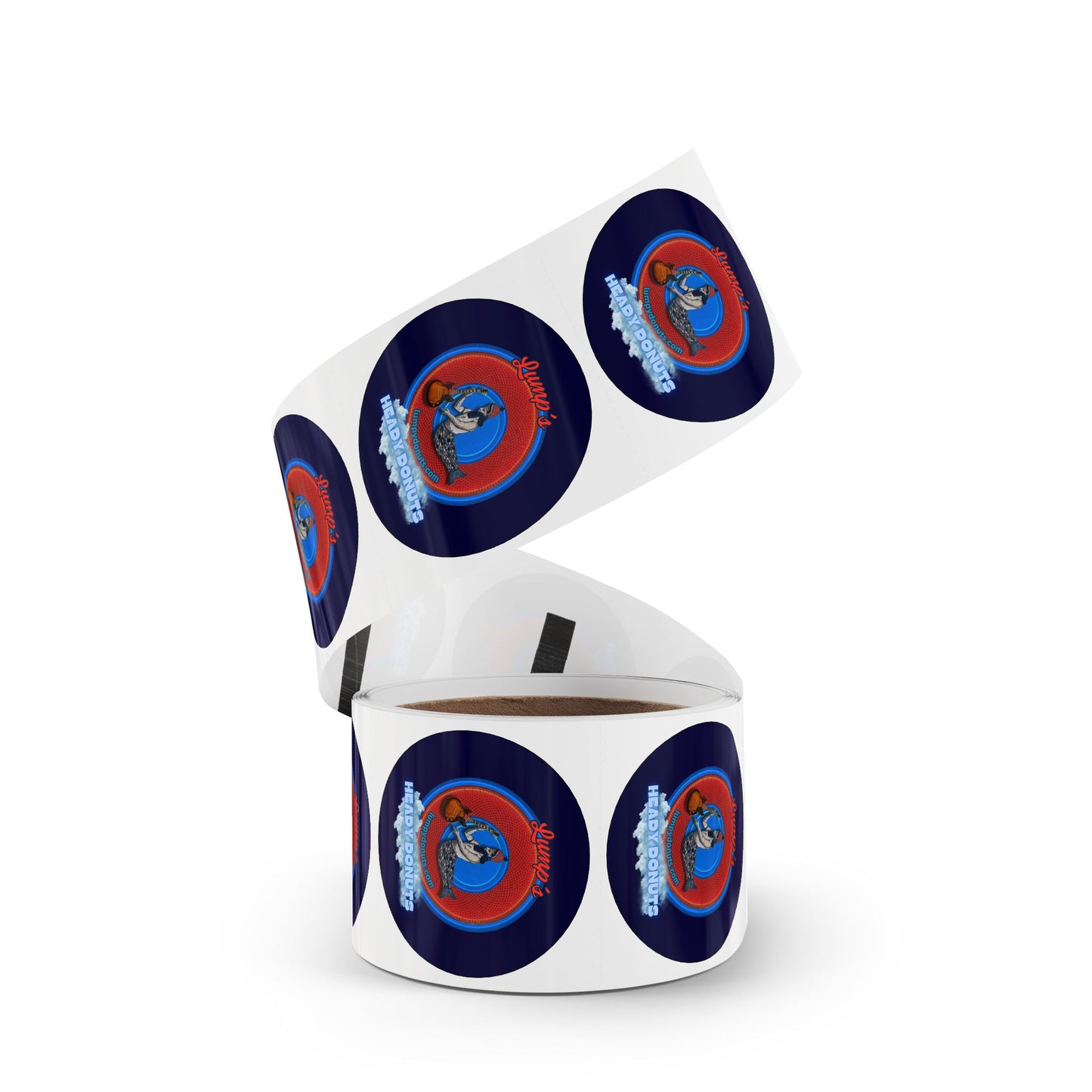Marketing - Logo - Round Sticker Label Rolls - 50/100/250 count