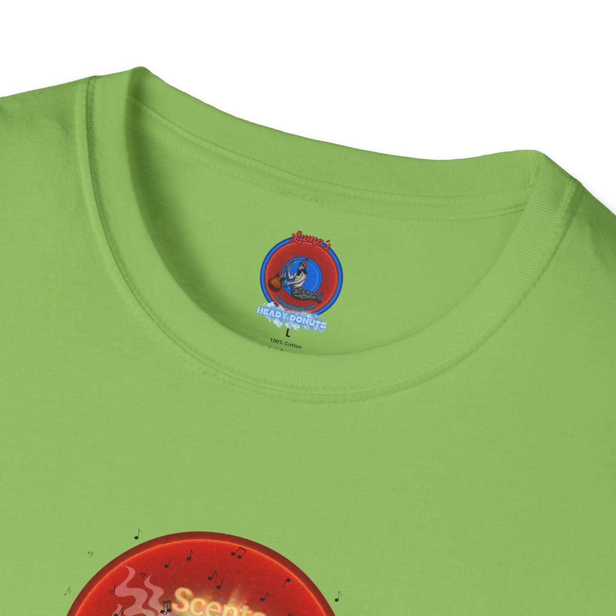 Classic Donut Tee - Unisex Soft-Style - "The Sweet Smell of Donuts" - series 1.0  - red donut