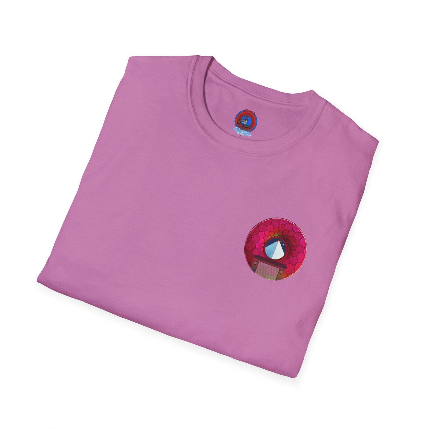 Classic Donut Tee - Unisex Soft-Style - "Limestone Donuts so Large" - variant 6 - green hexadonut