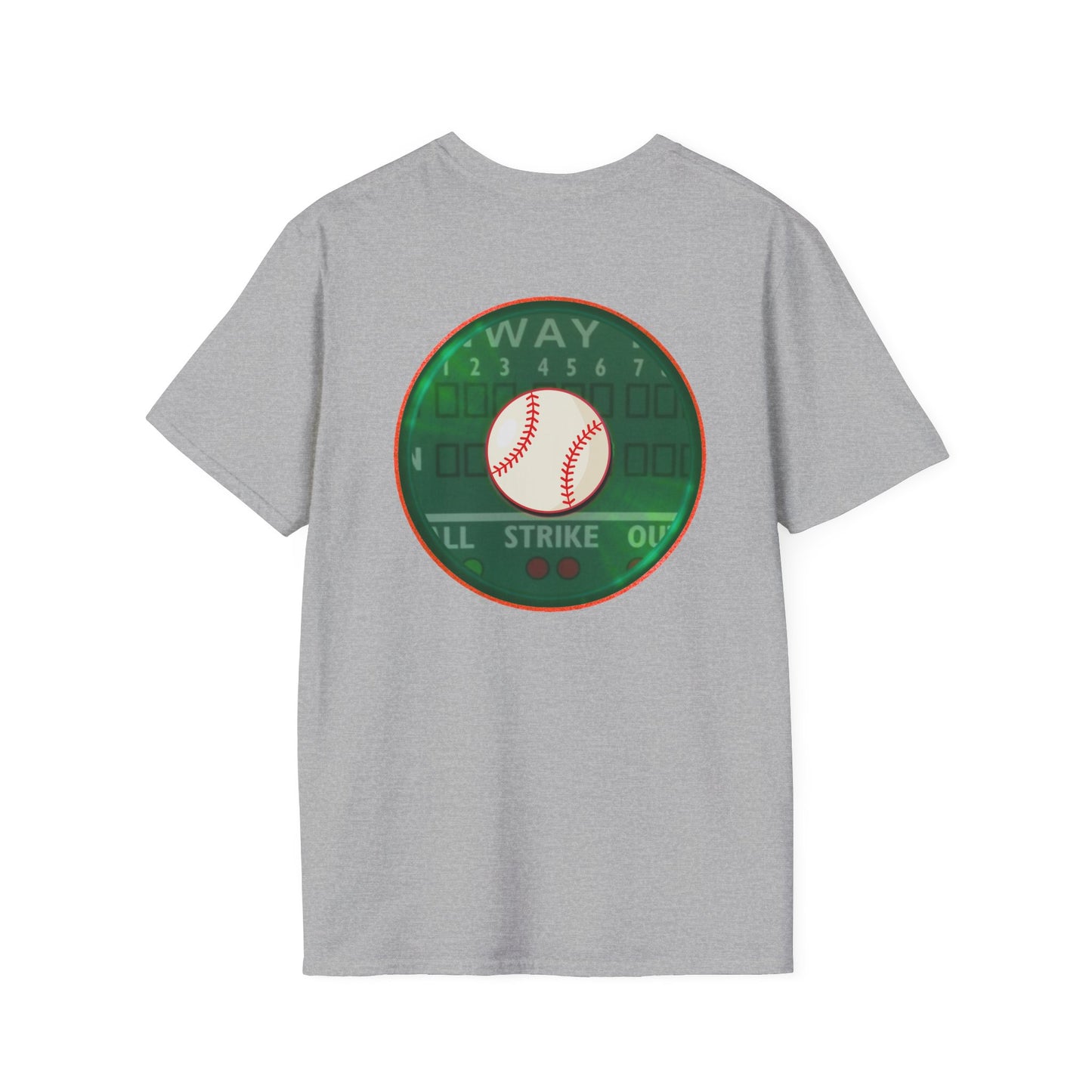 Classic Donut Tee - Unisex Soft-Style - "Phenway Ballpark Donuts" - vivid monsta donut - variant 2