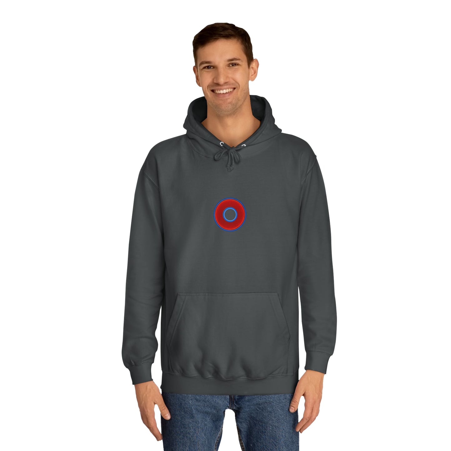 Harriette's Hoodie - with Lumpy Donuts - Official Lumpy Logo - Variant #2 - Red Donuts