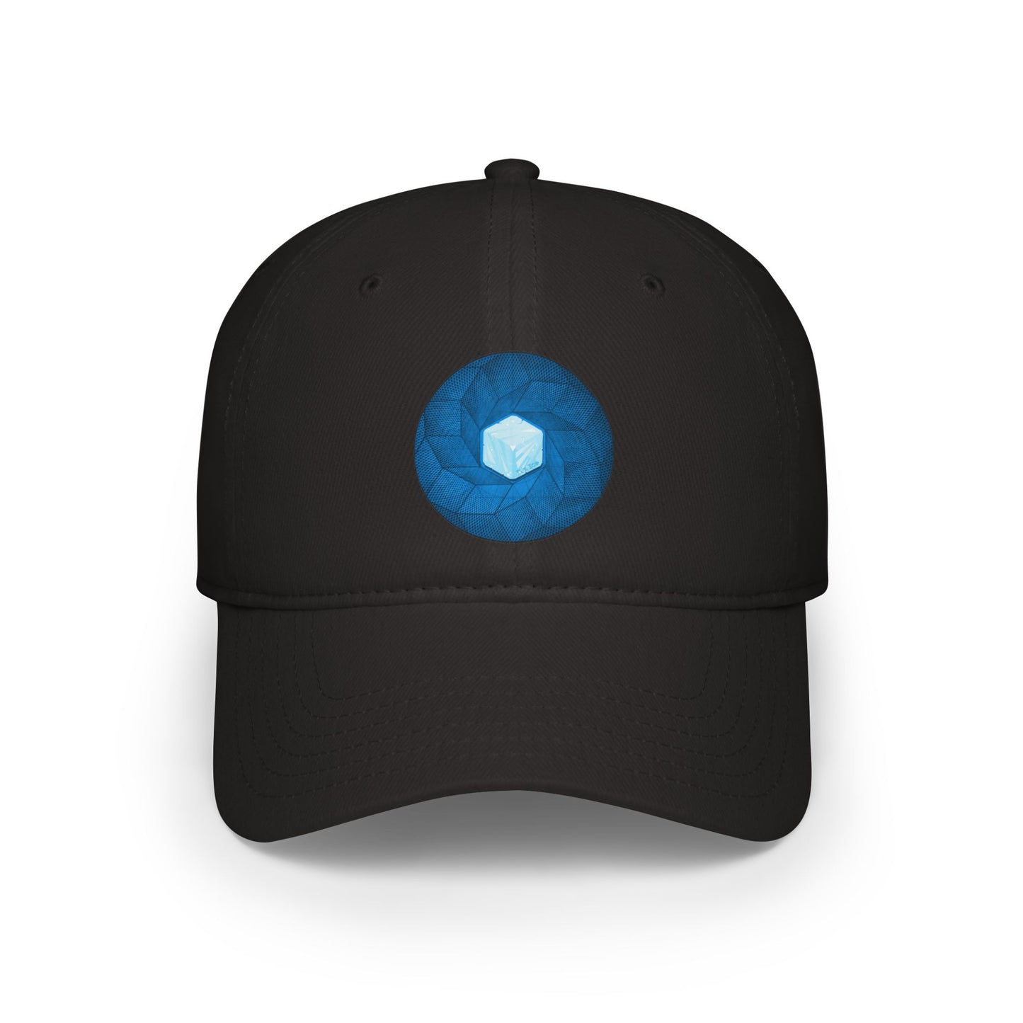 Lumpy Donut Baseball Cap - "It's Ice... Cube's Donut Cap" - variant 2 - blue cube donut w/