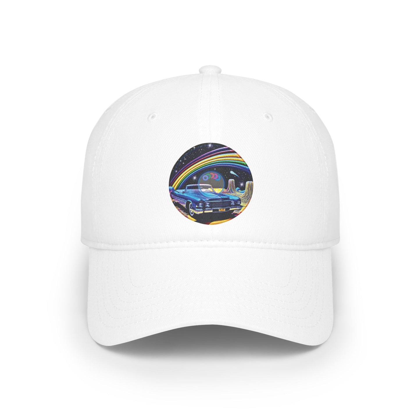 Lumpy Donut Baseball Cap - "Halley's Caddy Donut Cap" - variant 1 - pic donut w/