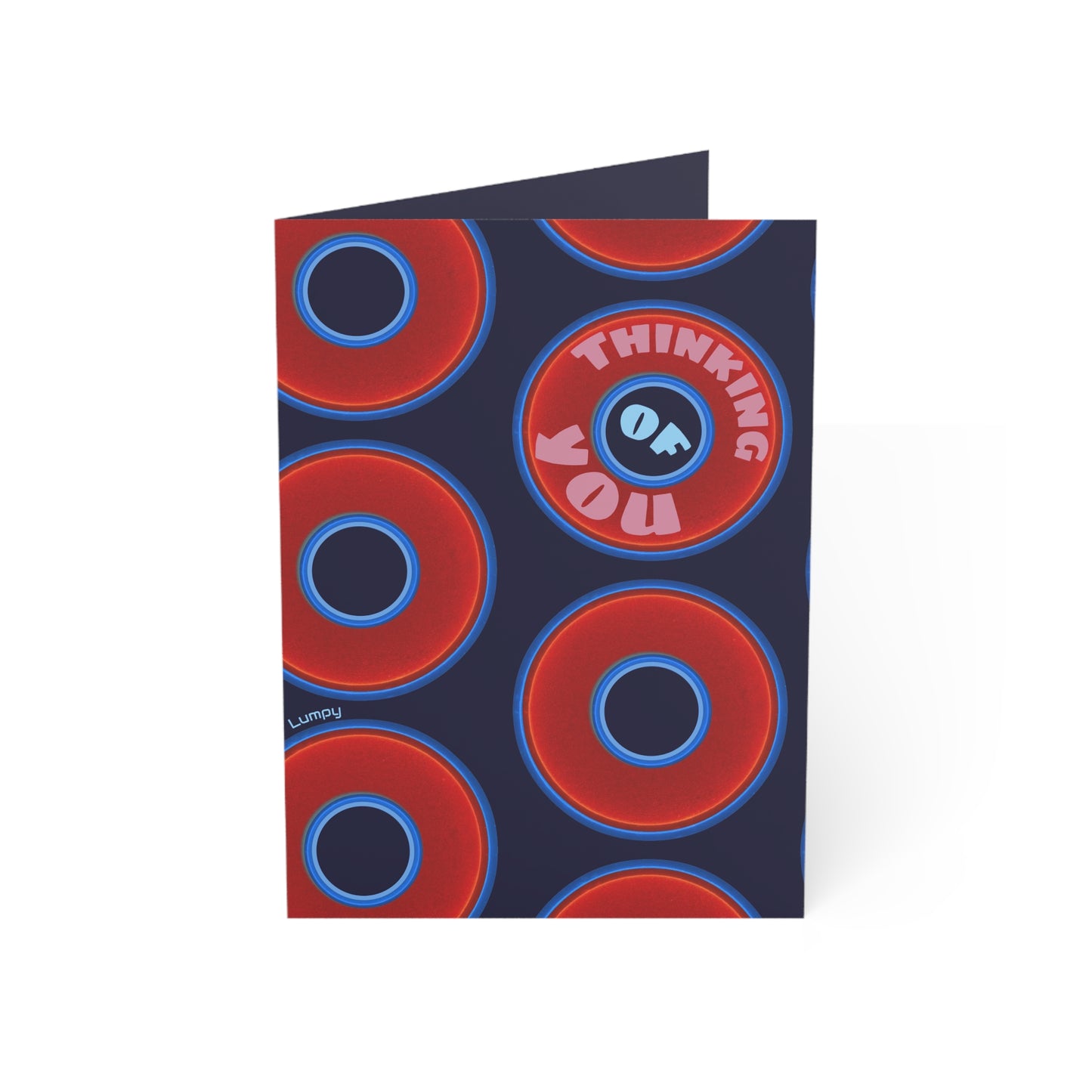 Lumpy Wishes - "Thinking of You" - phriends/phamily greeting card series [*Charitable Product]