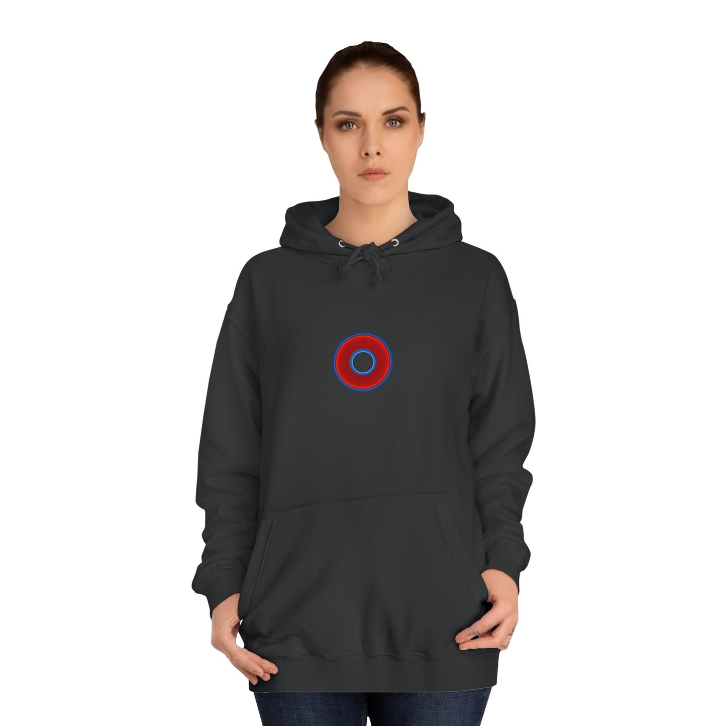 Harriette's Hoodie - with Lumpy Donuts - Official Lumpy Logo - Variant #2 - Red Donuts