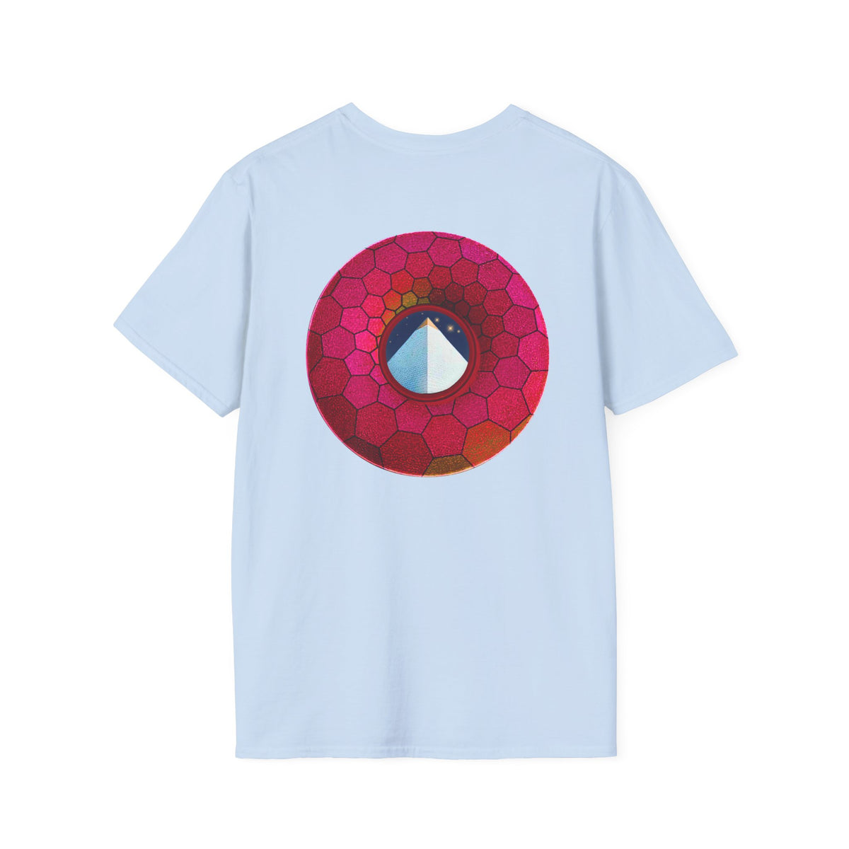 Classic Donut Tee - Unisex Soft-Style - "Limestone Donuts so Large" - variant 5 - green hexadonut