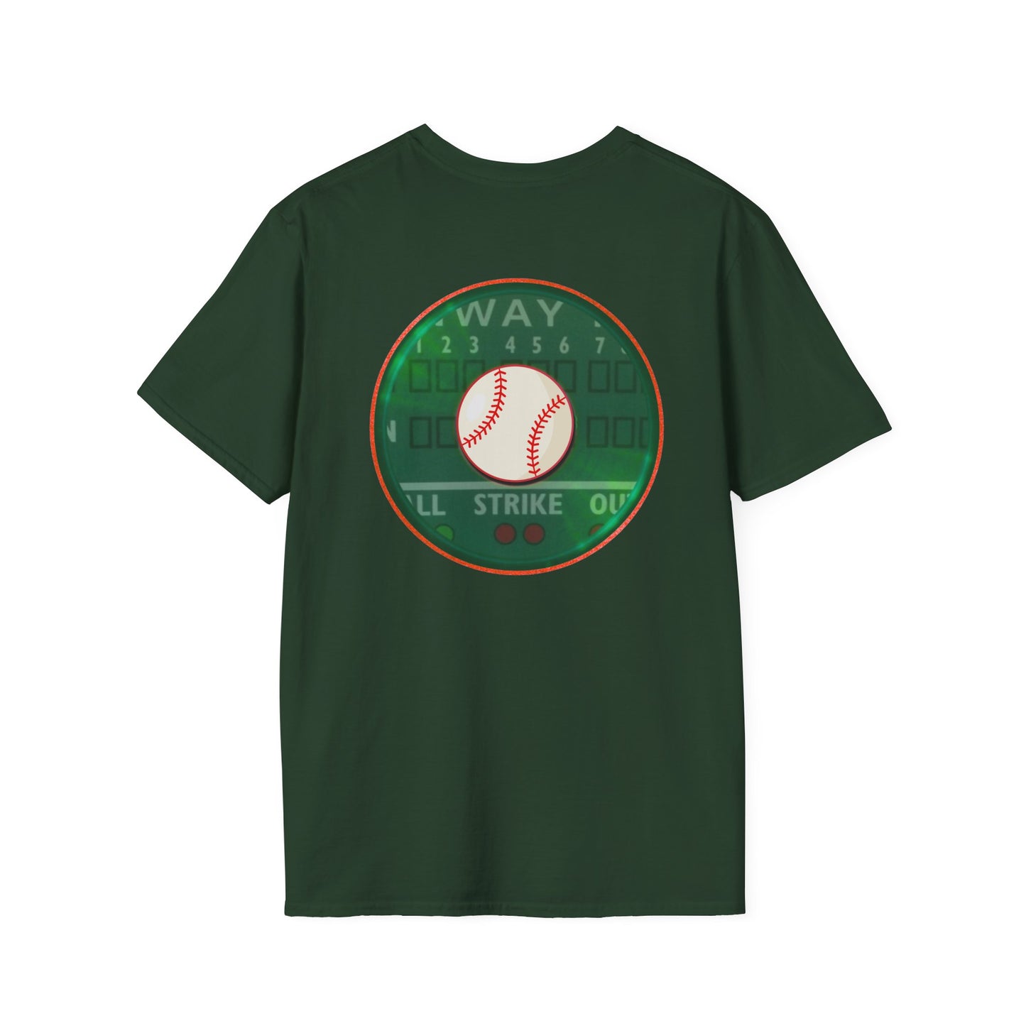 Classic Donut Tee - Unisex Soft-Style - "Phenway Ballpark Donuts" - vivid monsta donut - variant 2