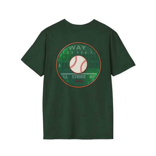 Classic Donut Tee - Unisex Soft-Style - "Phenway Ballpark Donuts" - vivid monsta donut - variant 2