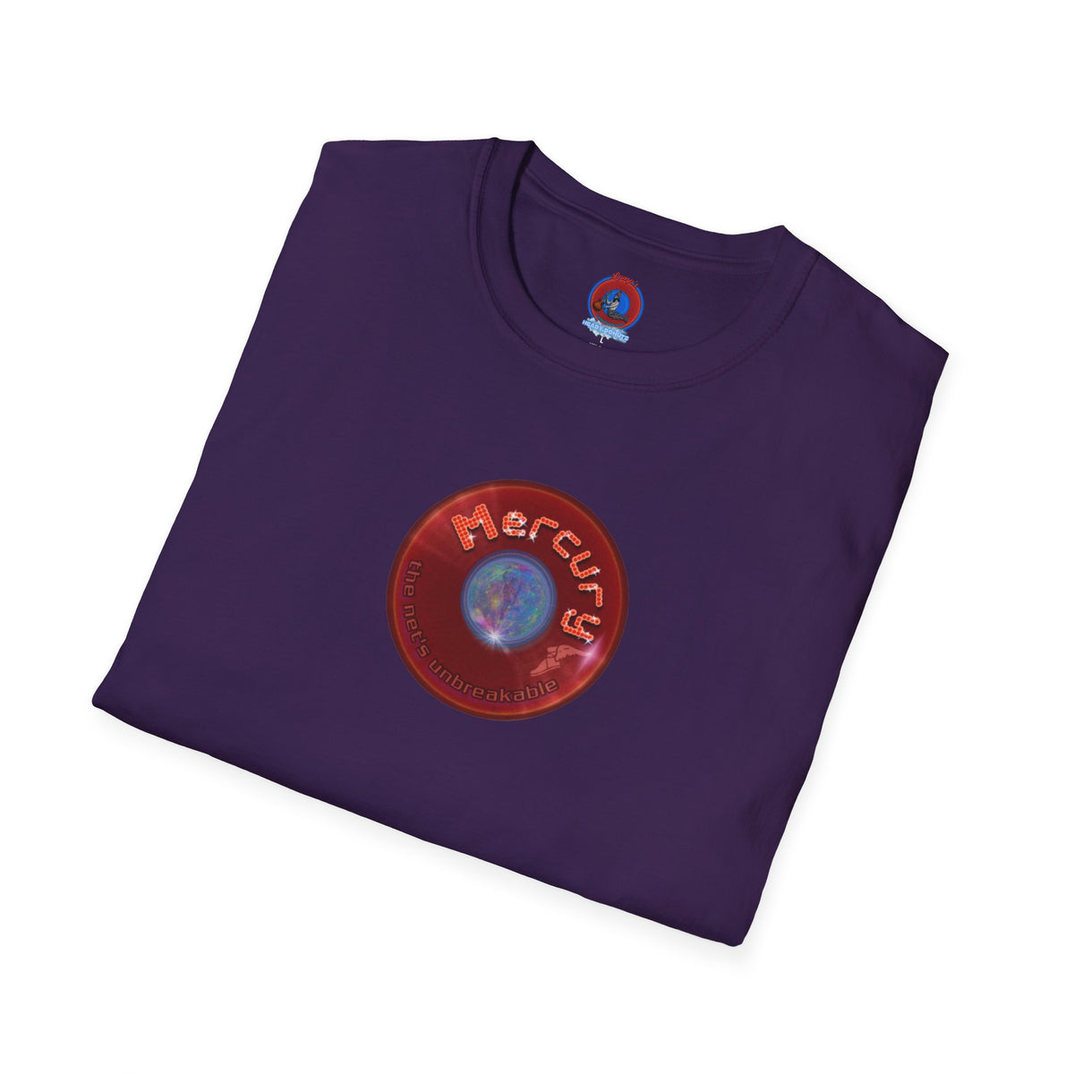Classic Donut Tee - Unisex Soft-Style - "Donuts of the Gods" - series 1.0 - variant 4 - red donut