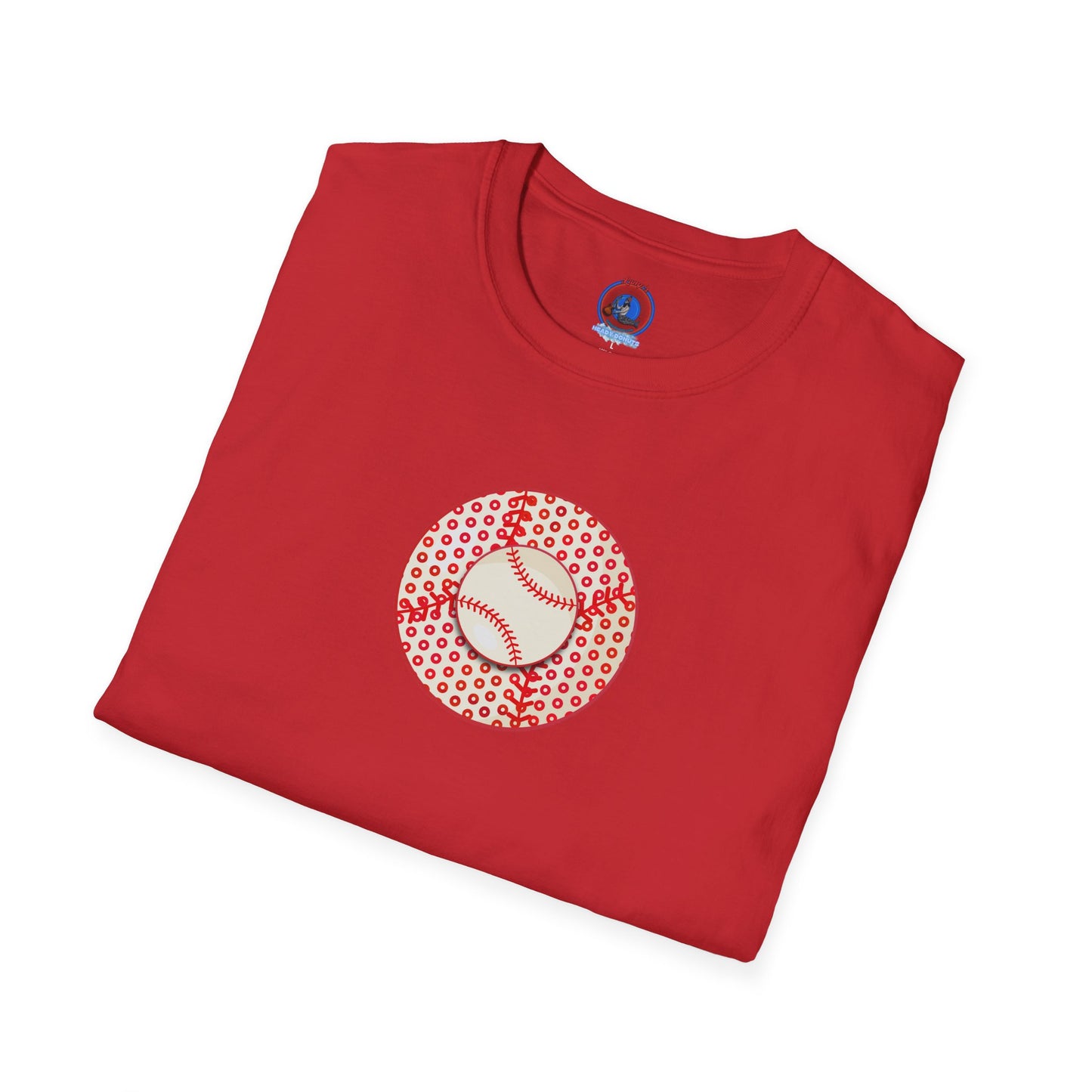 Classic Donut Tee - Unisex Soft-Style - "Phenway Ballpark Donuts" - baseball paradox donut - variant 3