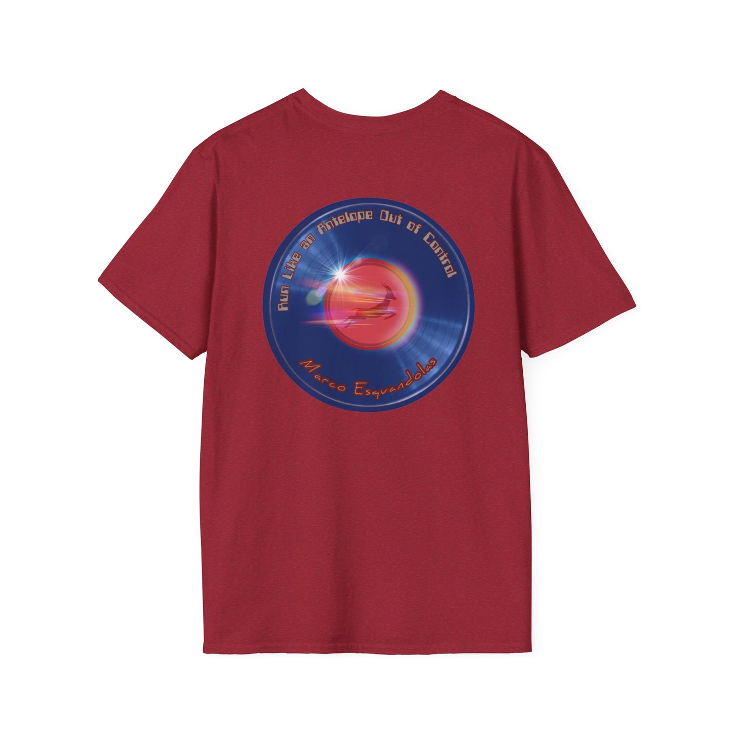 Classic Donut Tee - Unisex Soft-Style - "Marco's Preferred Donut" - series 1.0 - blue donut