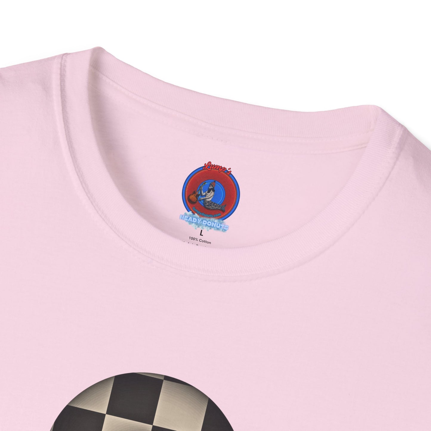 Classic Donut Tee - Unisex Soft-Style - "Bobby Phisher King's Donut no. 95" - chess donut