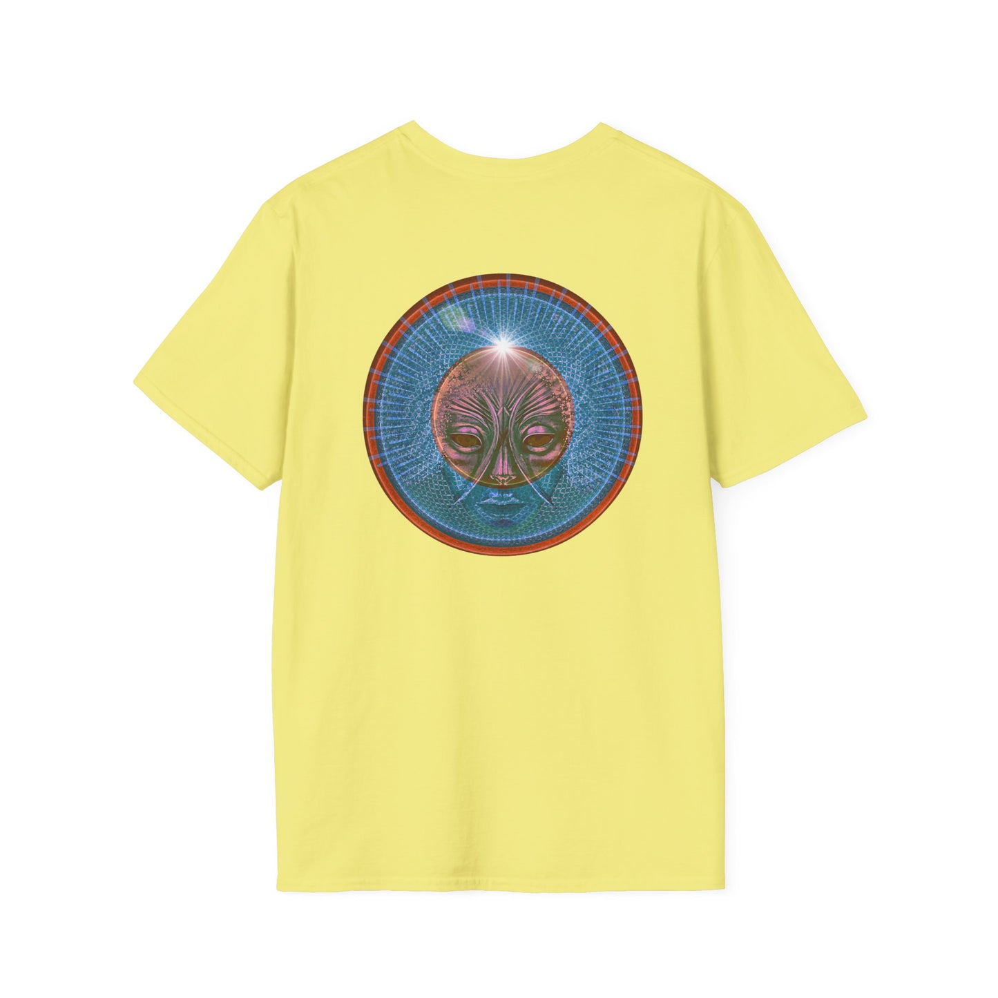 Classic Donut Tee - Unisex Soft-Style - "Donuts: Conjurers of Awesome" - series 1.0  - variant 1 - blue donut