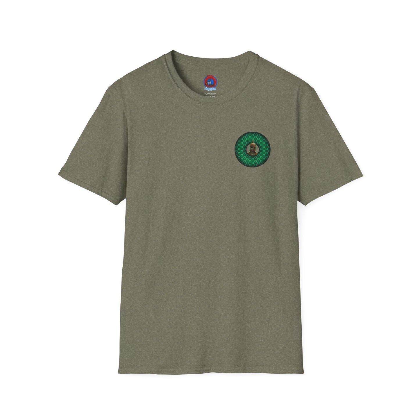 Classic Donut Tee - "Save Mondegreen City Hall Clock Tower" - paradox donut - series 1.0 - variant 2 - green donut