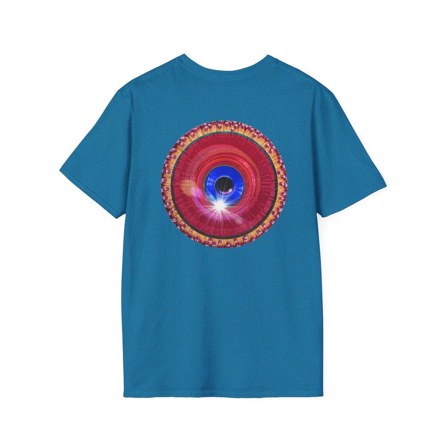Classic Donut Tee - Unisex Soft-Style - "The Donut made with Solitary Flour" - red donut