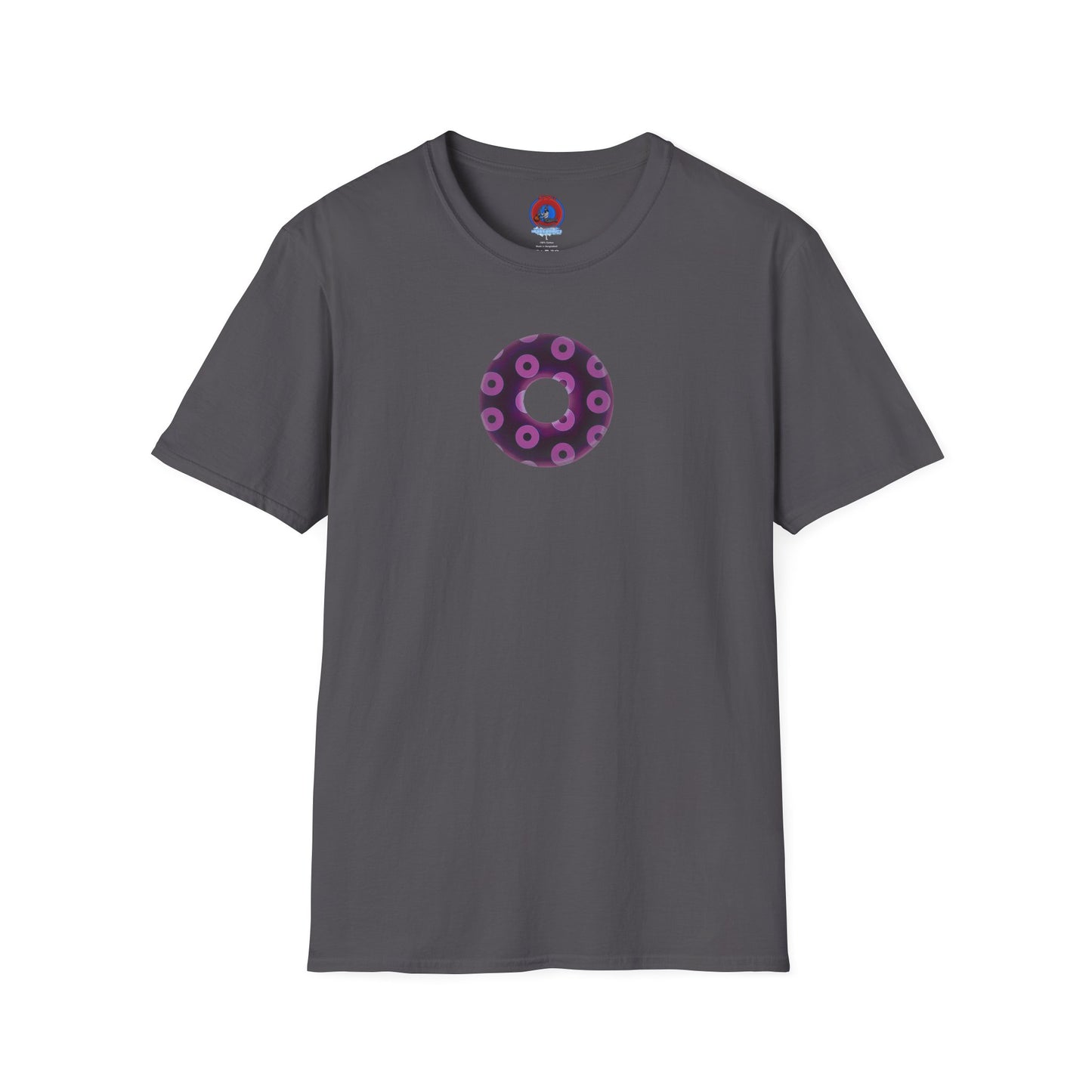 Plain Donuts/Unisex Soft-Style - "Plain Blimpy Paradoxical Donuts" - light purple/red violet donuts