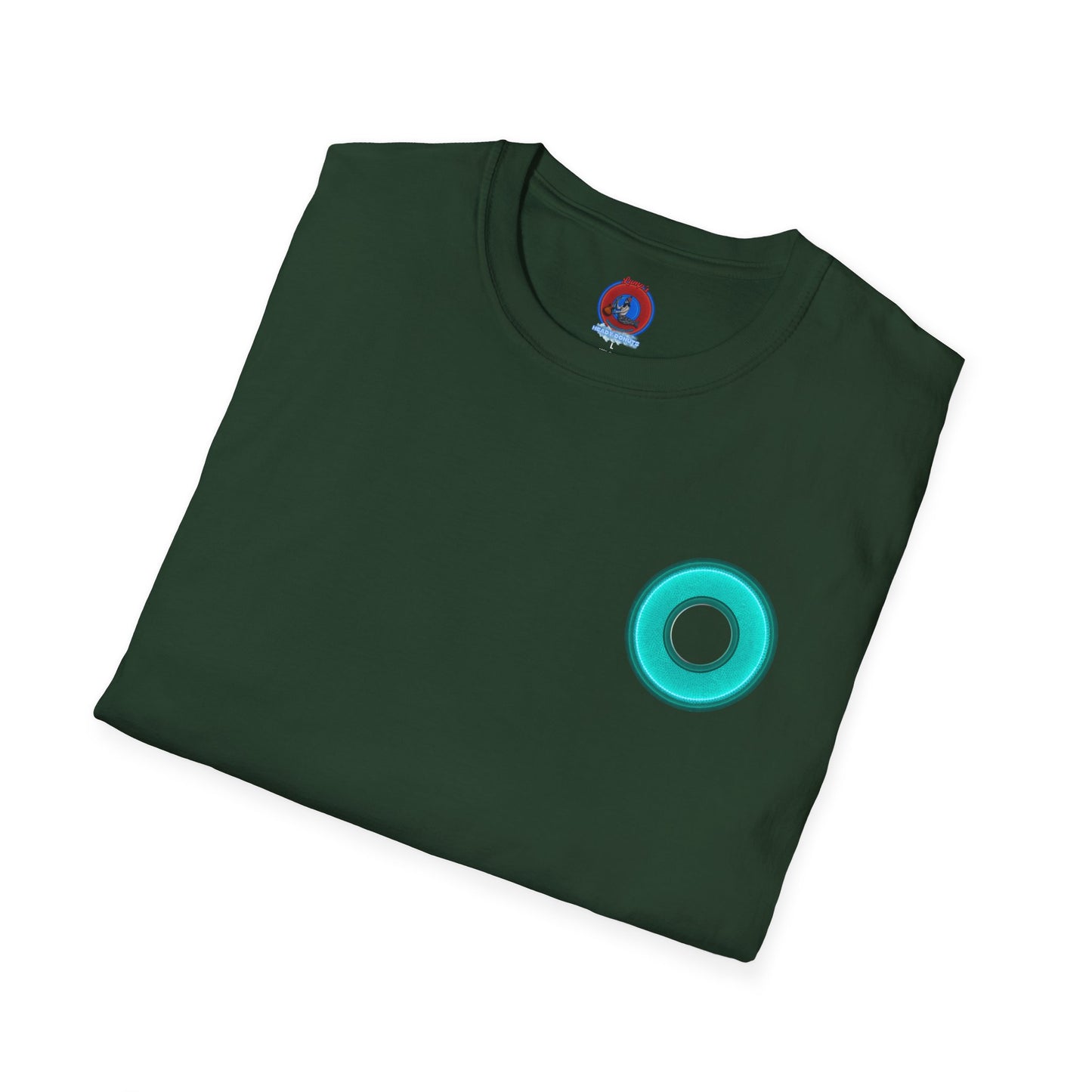 Classic Donut Tee - Unisex Soft-Style - "Momma just got out of Sing Sing" - dark teal donut