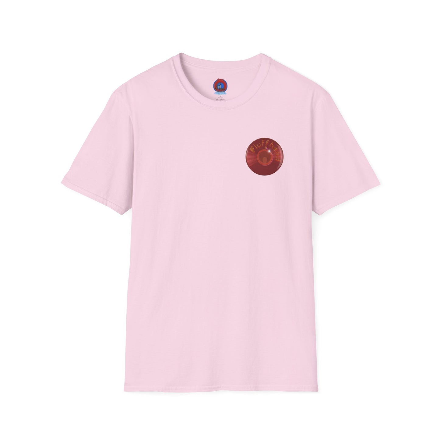 Classic Donut Tee - Unisex Soft-Style - "The Fluffernutter Donut" - series 1.0 - dark red donut