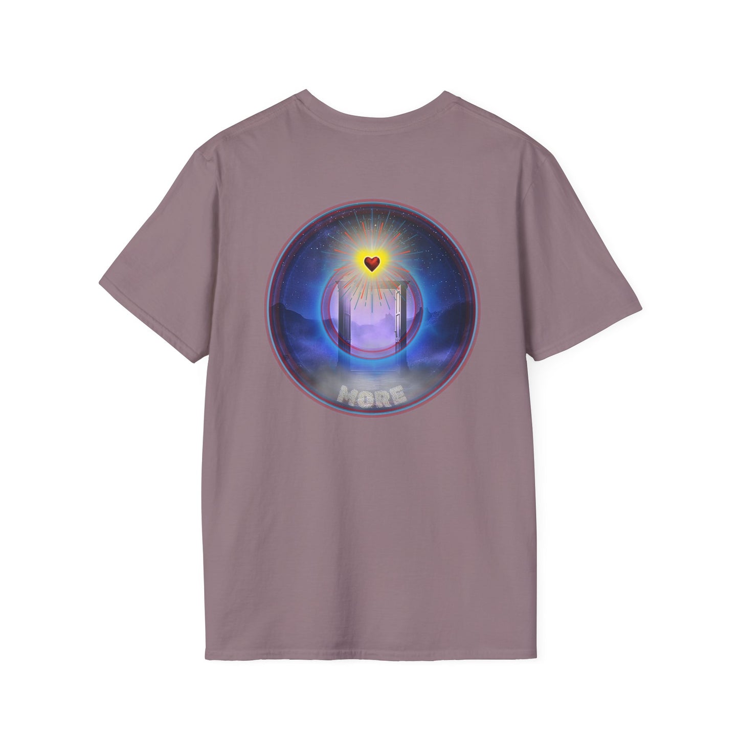 Classic Donut Tee - Unisex Soft-Style - "The More Charitable Donut" - series 1.0  - variant 2 - w/bling - [*50% to general charity fund]