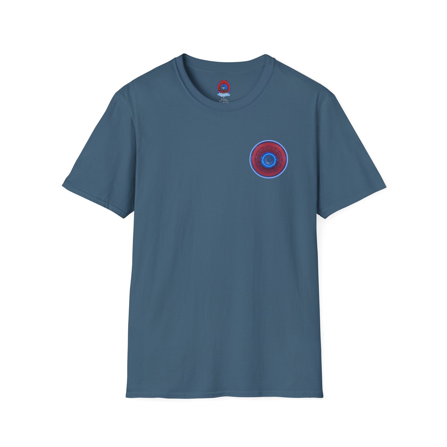 Classic Donut Tee - Unisex Soft-Style - "Homer's Pefect Donut" - series 1.0  - variant 3 - light blue edging