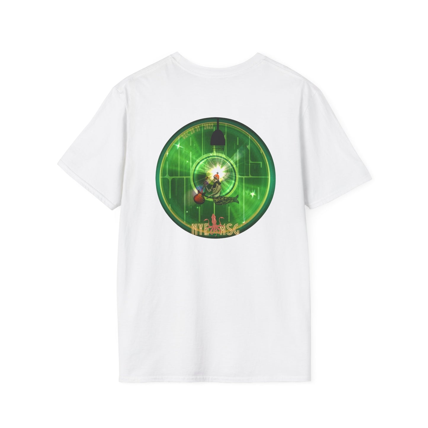 Classic Donut Tee - Unisex Soft-Style - "There was a party Dec 28-31 2022 in NYC, now tell me where were you" - series 1.0  - *green [commemorative donut]