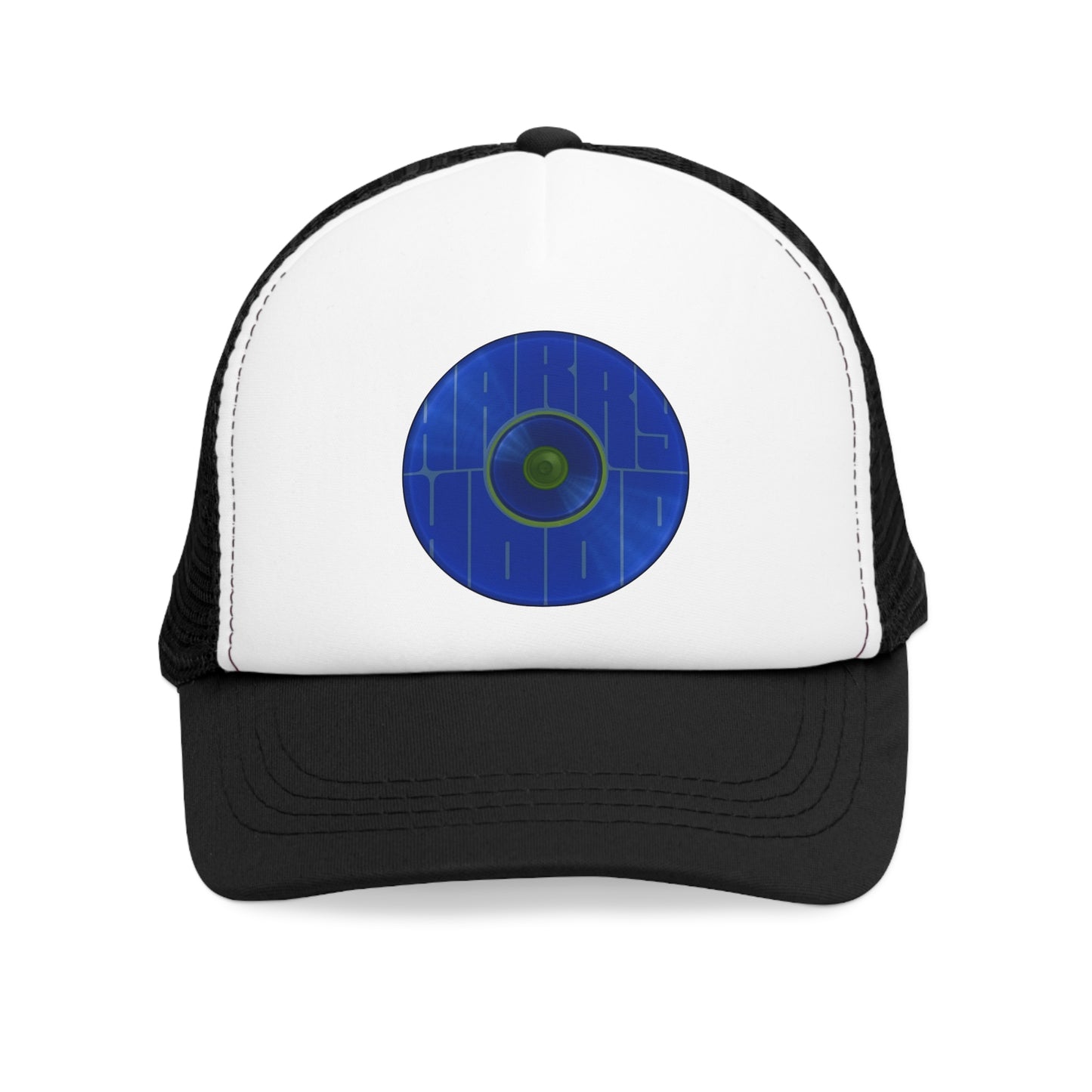 Lumpy Trucker Hat - "Where'd Harry Go? He Left This Hat" - variant 3 - blue donut