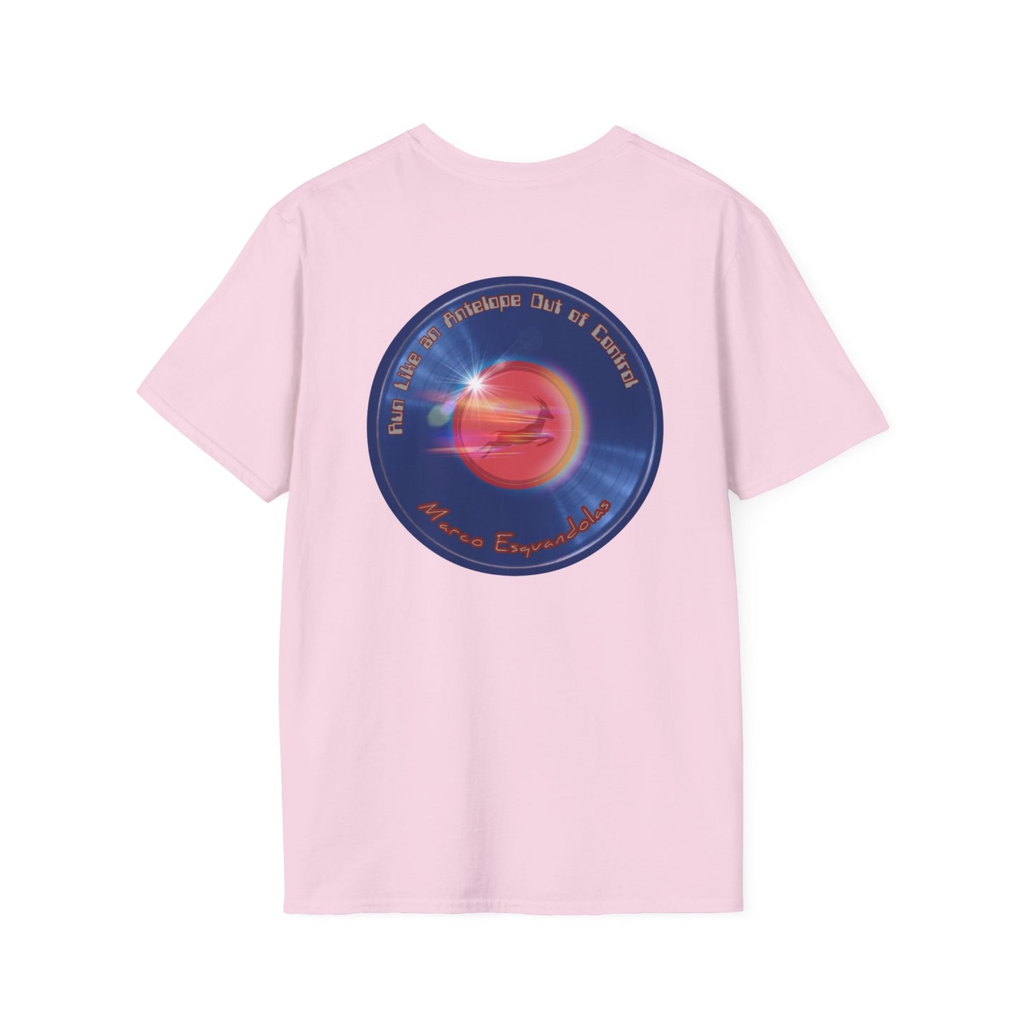 Classic Donut Tee - Unisex Soft-Style - "Marco's Preferred Donut" - series 1.0 - blue donut
