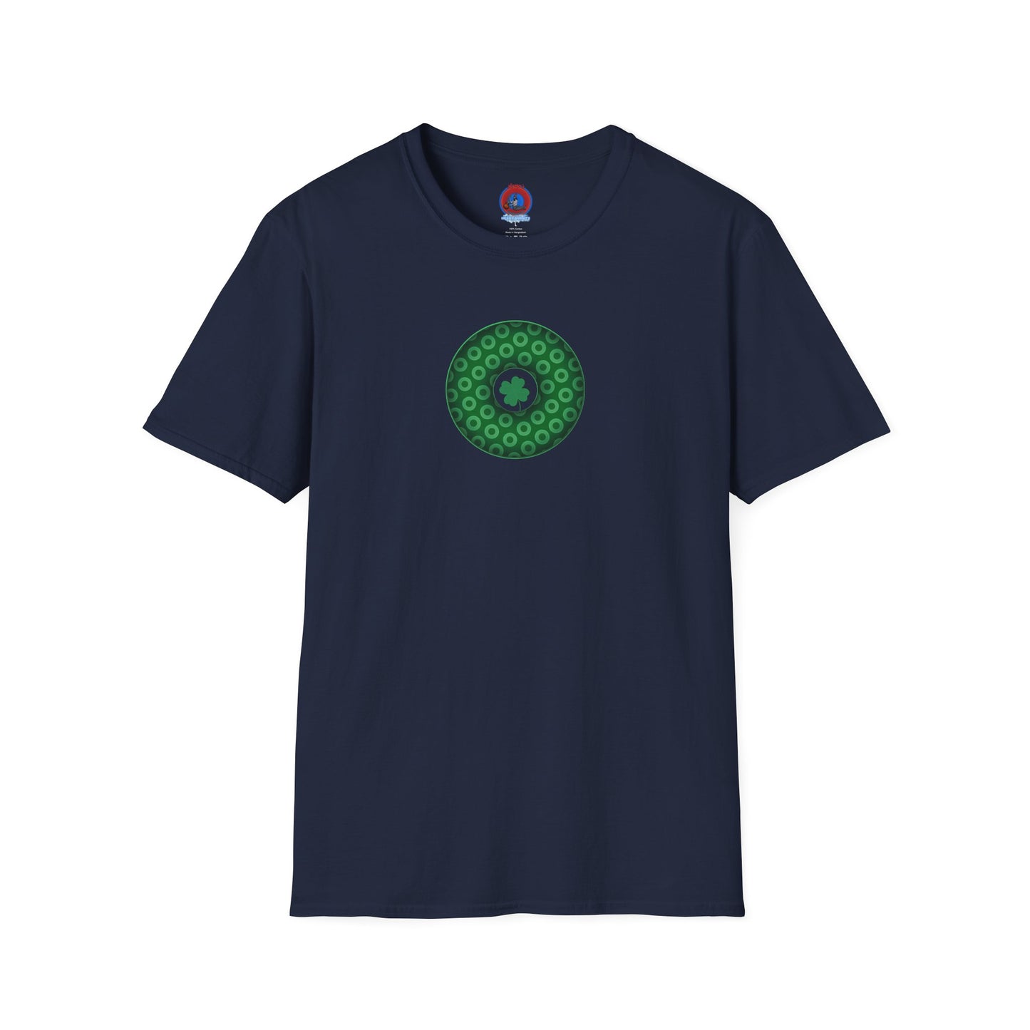 Classic Donut Tee - Unisex Soft-Style - "Patron Saint of Donuts" - St. Patrick's Day Donut - holiday edition - variant 1