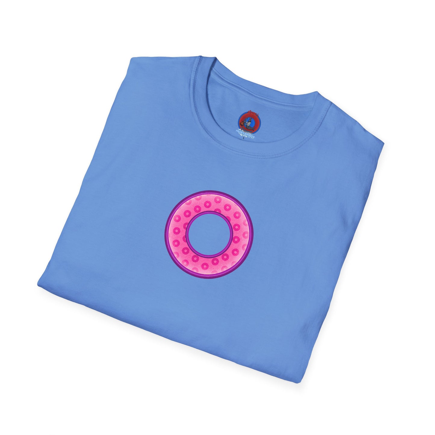 Plain Donuts/Unisex Soft-Style - "Plain Wide Mouthed Paradoxical Donuts" - pink/light purple donuts