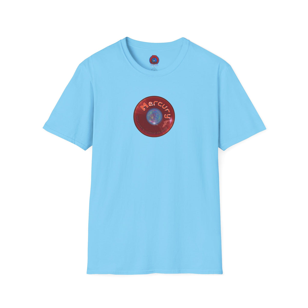 Classic Donut Tee - Unisex Soft-Style - "Donuts of the Gods" - series 1.0 - variant 4 - red donut