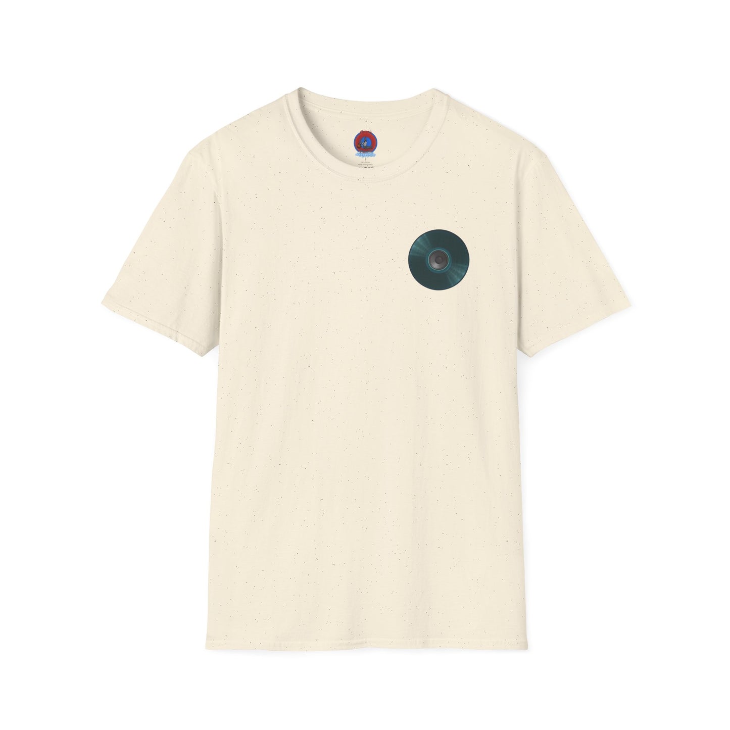 Classic Donut Tee - Unisex Soft-Style - "The Plain Record Donut" - series 1.0 - dark teal green