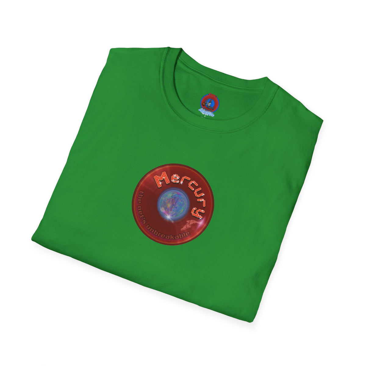 Classic Donut Tee - Unisex Soft-Style - "Donuts of the Gods" - series 1.0 - variant 4 - red donut