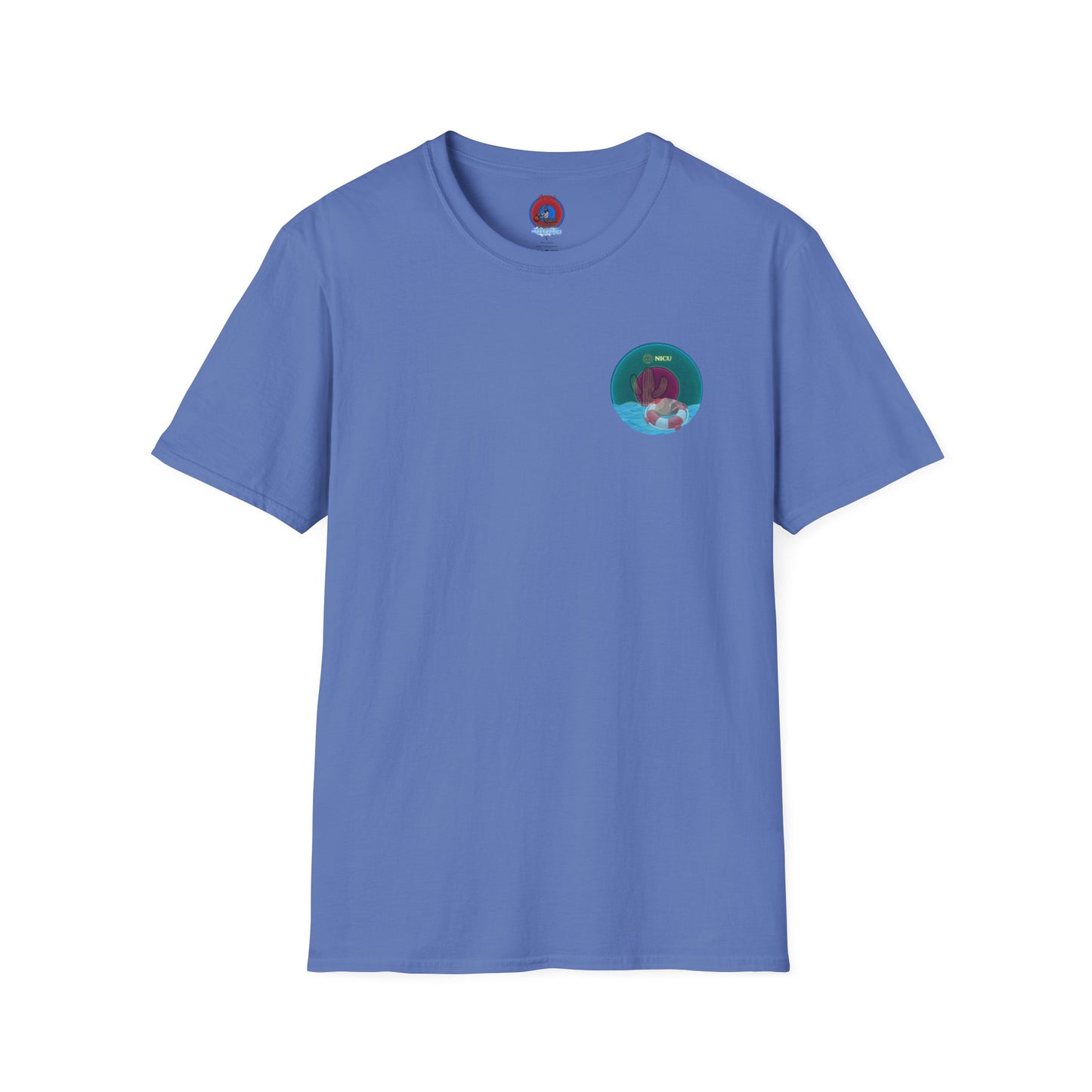Classic Donut Tee - Unisex Soft-Style - "Masonic Donut of Rites" - series 1.0  - dark teal donut