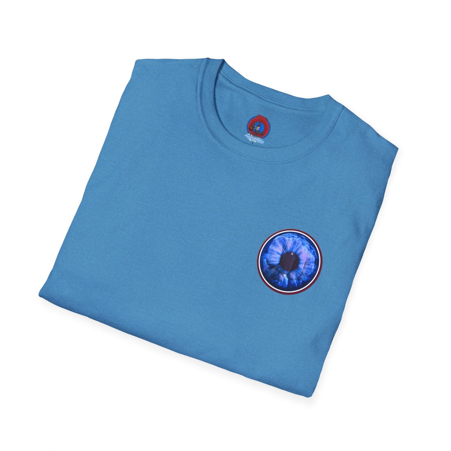 Classic Donut Tee - Unisex Soft-Style - "Wilson's Eyesore Donut Tee" - blue idonut - variant 1