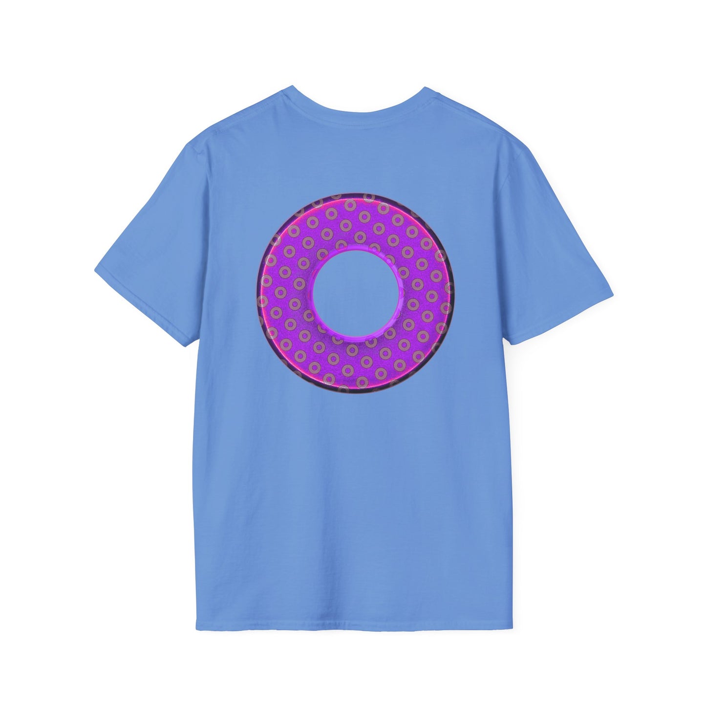 Plain Donuts/Unisex Soft-Style - "Plain Electric Paradoxical Donuts" - purple/mauve donuts