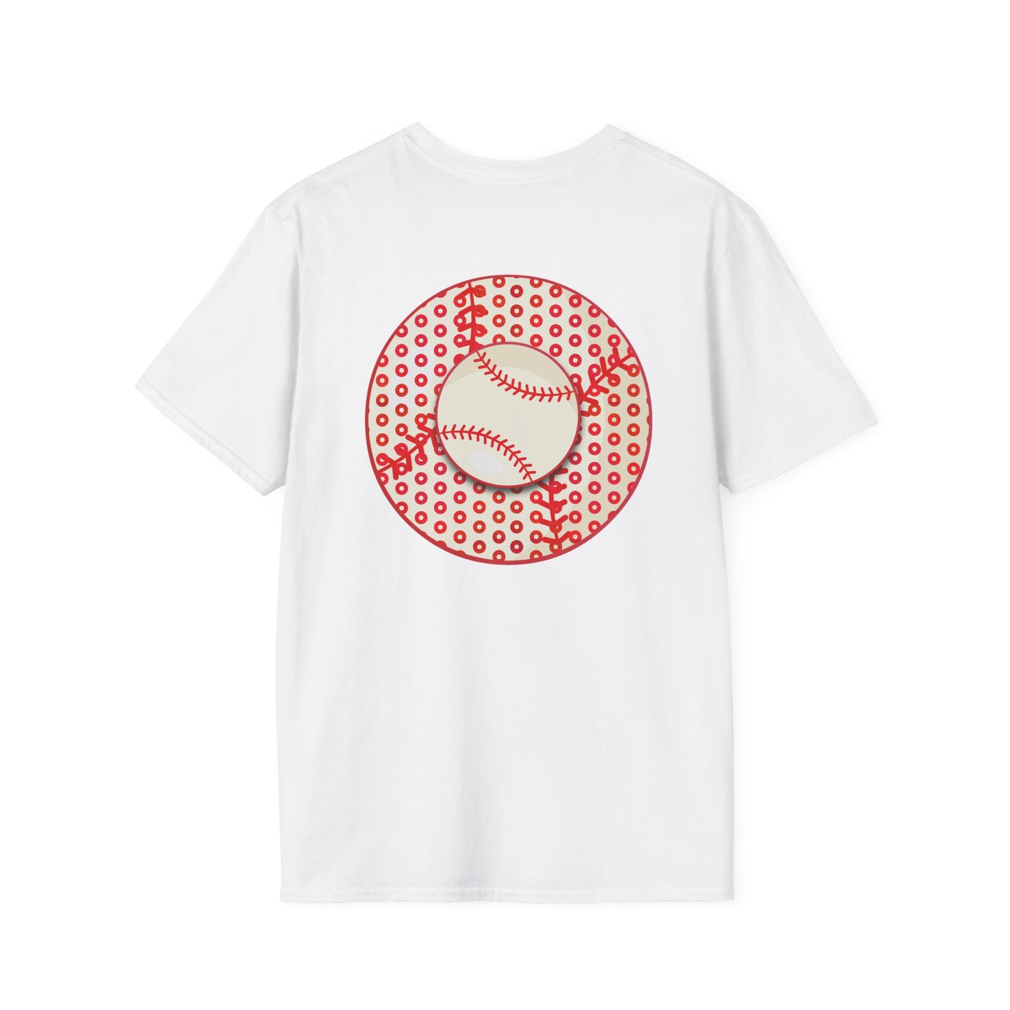Classic Donut Tee - Unisex Soft-Style - "Phenway Ballpark Donuts" - baseball paradox donut - variant 3