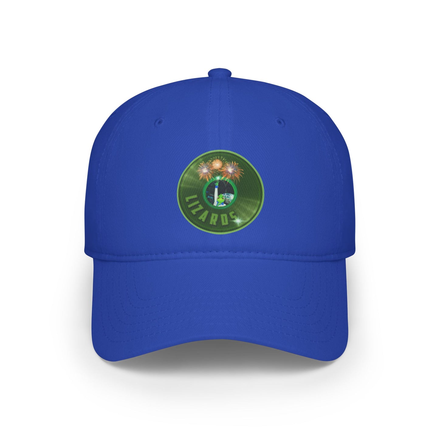 Lumpy Donut Baseball Cap - "Rutherford's Staying Alive Donut Cap" - variant 1 vivid green record donut w/