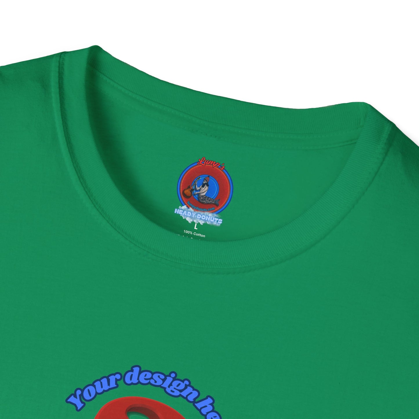 EXAMPLE PRODUCT: - "Example Only: Do Not Order - Create Your Own Donut" - vivid red question mark donut