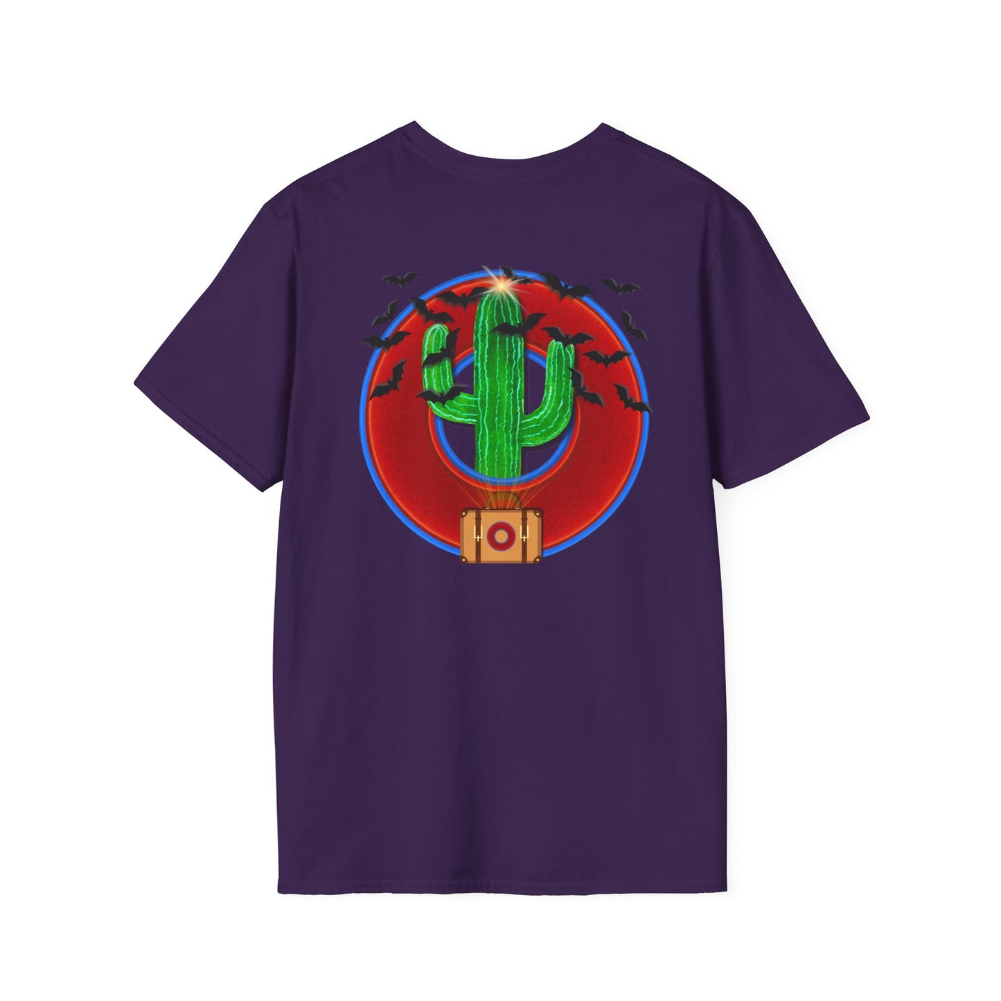 Classic Donut Tee - Unisex Soft-Style - "Raoul Duke's Sinfully Delicious Donut" - vivid red donut